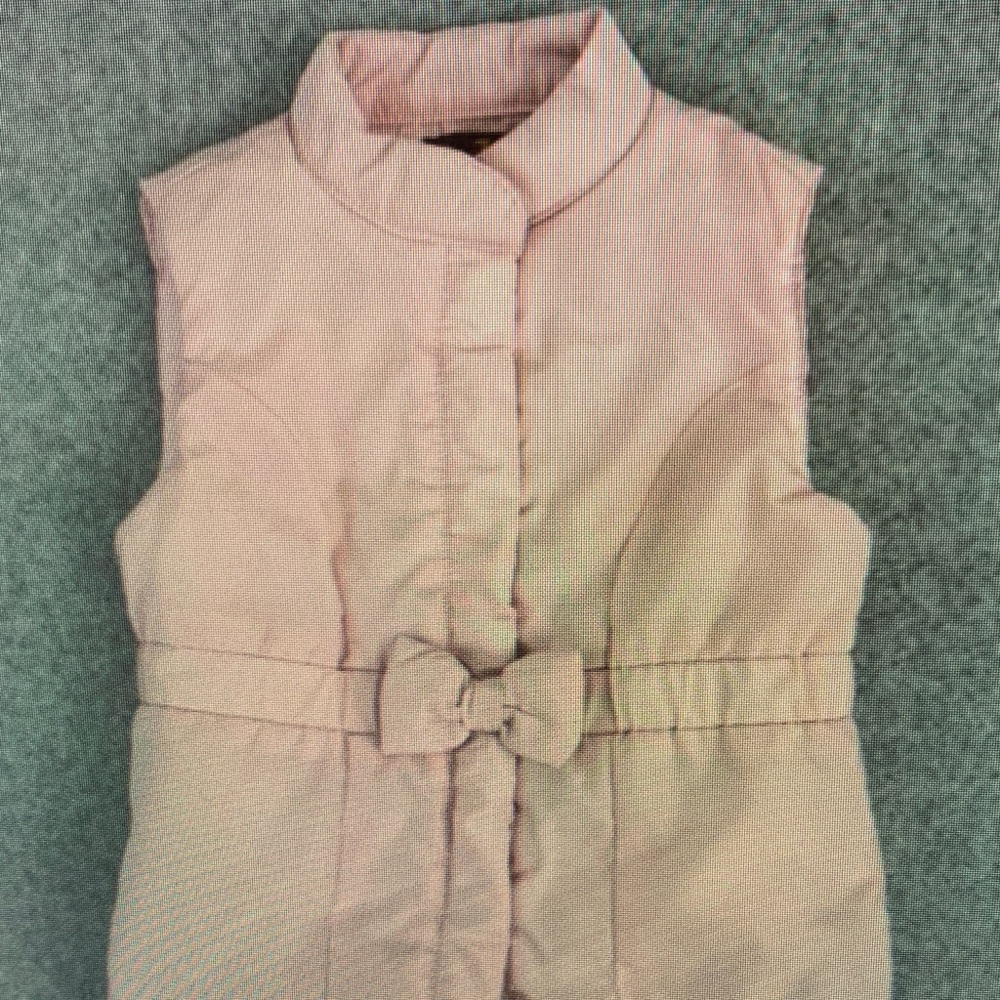 Kids Pink Sleeveless Jacket